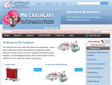 Tablet Screenshot of mrcrashcart.com